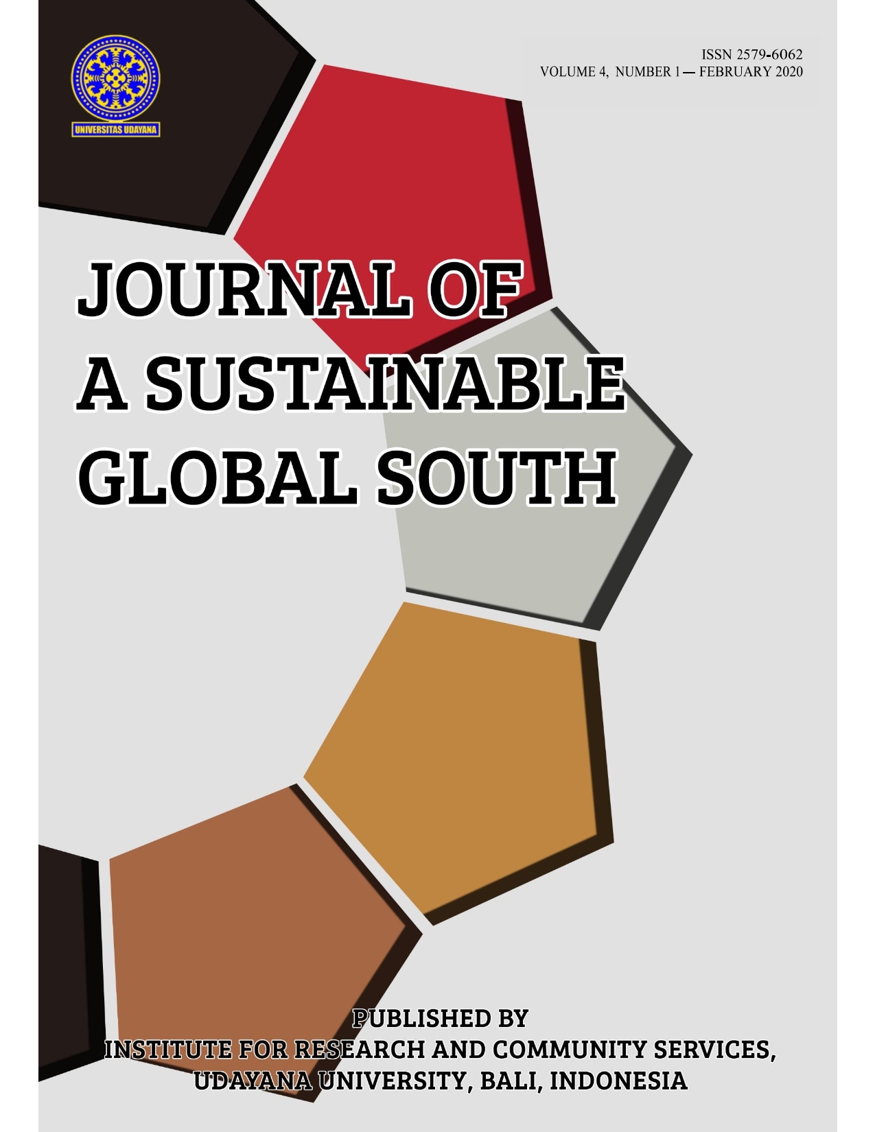 The Journal of A Sustainable Global South (JSGS) Udayana University